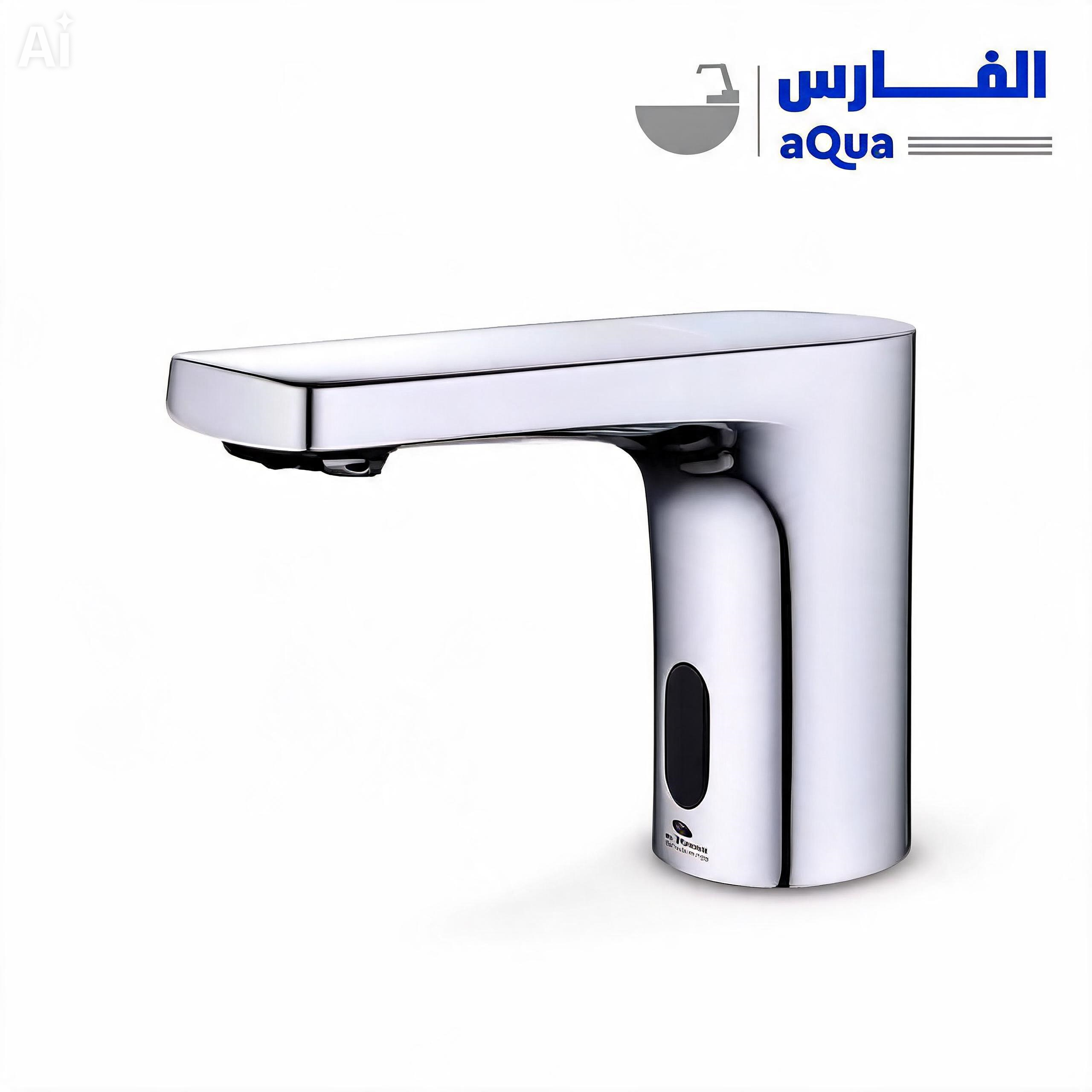 خلاط مغسلة سنسر يعمل بالبطارية والكهرباء – نحاس – صناعة إيطالية بضمان 3 سنوات