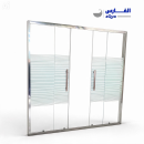 ستارة شاور سحاب بابين زجاج سكريت 6 مم – ارتفاع 190 سم – ضمان 3 سنوات